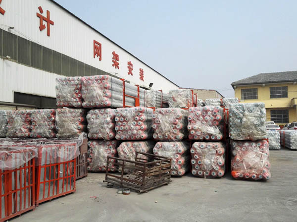 玉林网架成品待发